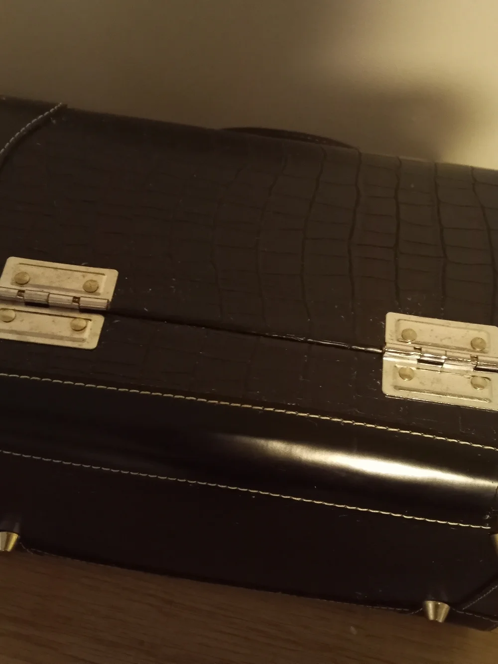 Expanding Travel Train Case with Mirror ~ Free Shipping! ☆